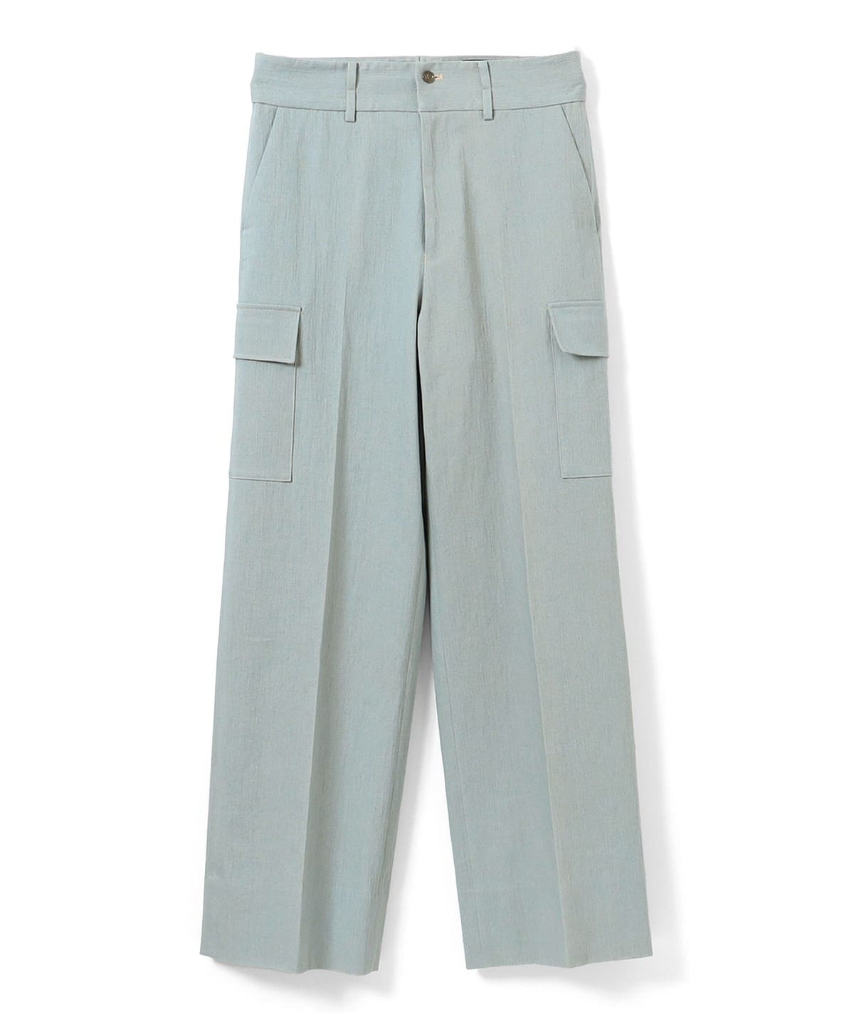 ダブルベルトループ オーバーダイデニム カーゴパンツ パンツ MEN LT. BLUE L ダブルベルトループ オーバーダイデニム カーゴパンツ パンツ MEN LT. BLUE L