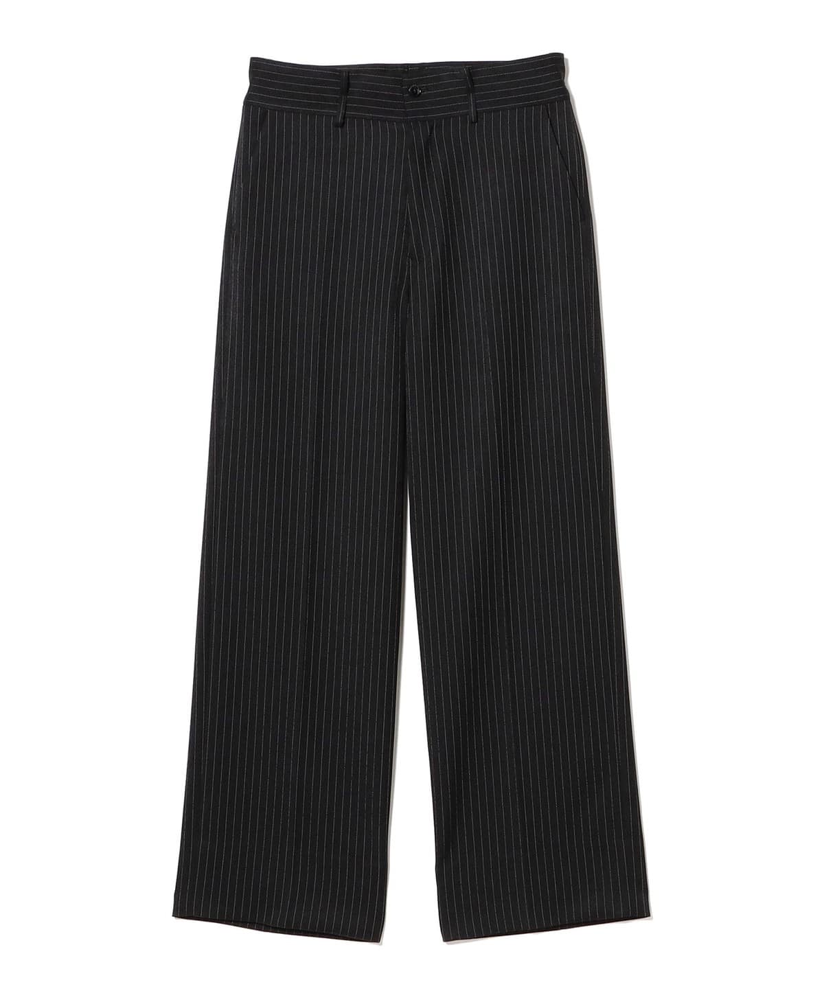 インターナショナルギャラリー ビームス　ピンストライプ　スラックス　フランス製 International Gallery BEAMS（インターナショナルギャラリー ビームス