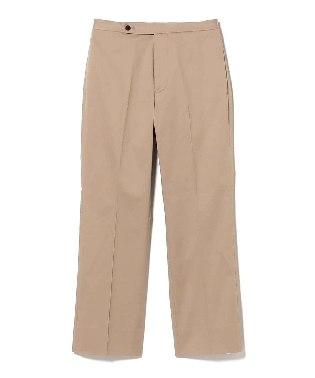 【別注】:colon / ストレッチコットンツイル プレーンフロントトラウザー パンツ MEN BEIGE 2 【別注】:colon / ストレッチコットンツイル プレーンフロントトラウザー パンツ MEN BEIGE 2