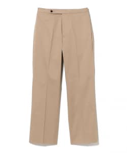 【別注】:colon / ストレッチコットンツイル プレーンフロントトラウザー