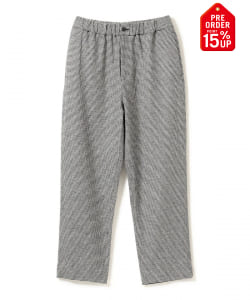 【+15%ポイントUP】【別注】:colon / ストレッチツイード ハウンドトゥース イージースラックス