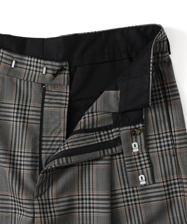 MARINA YEE / DUNE Wool Wide Trousers with distinctive folded cuff detail