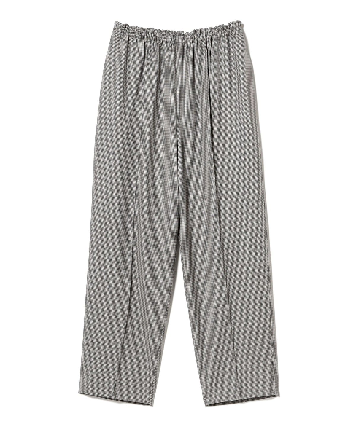 TOO SOON TO KNOW / ハウンドトゥース シャーリング トラウザー パンツ MEN BLACKxLT. GRY 48 TOO SOON TO KNOW / ハウンドトゥース シャーリング トラウザー パンツ MEN BLACKxLT. GRY 48