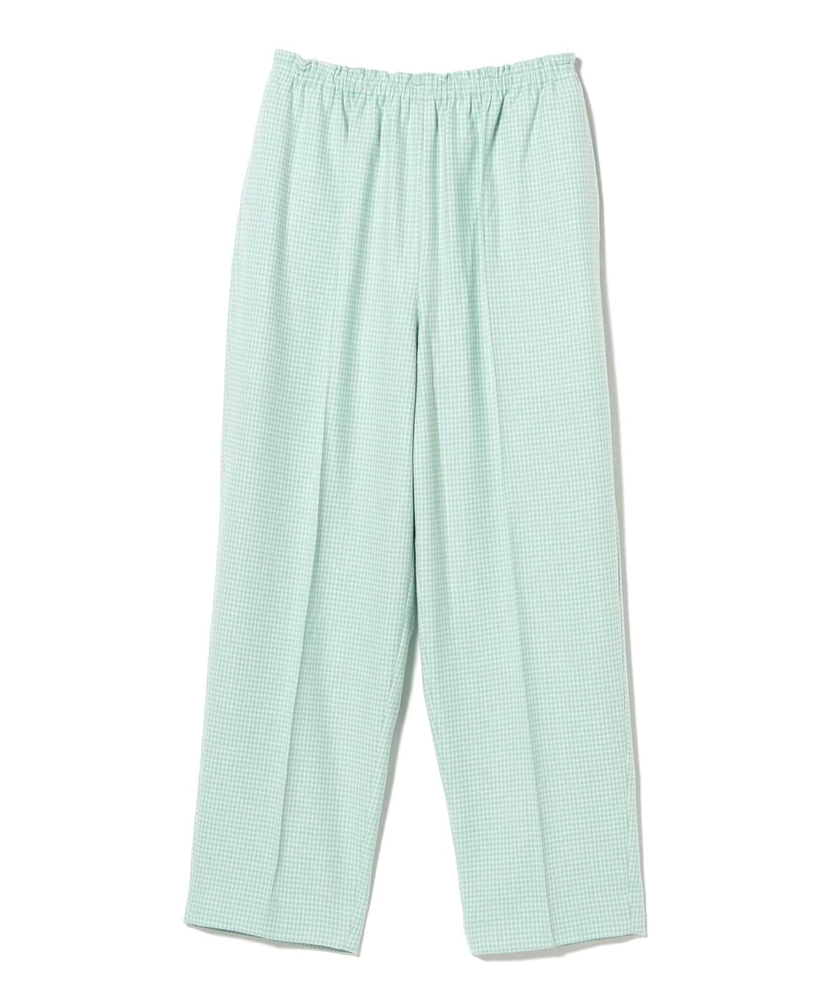 TOO SOON TO KNOW / エメラルド ハウンドトゥース シャーリング トラウザー パンツ MEN EMERALD 46 TOO SOON TO KNOW / エメラルド ハウンドトゥース シャーリング トラウザー パンツ MEN EMERALD 46