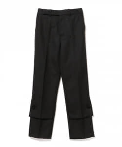 ▲NAMACHEKO / ハイライズ フラップトラウザー