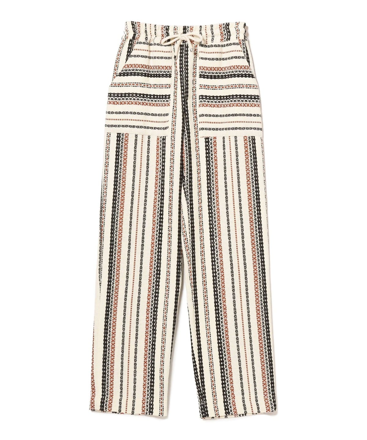 Benjamin Benmoyal / ストライプ ハンドウーブントラウザー パンツ MEN ETHNIC STRP S Benjamin Benmoyal / ストライプ ハンドウーブントラウザー パンツ MEN ETHNIC STRP S