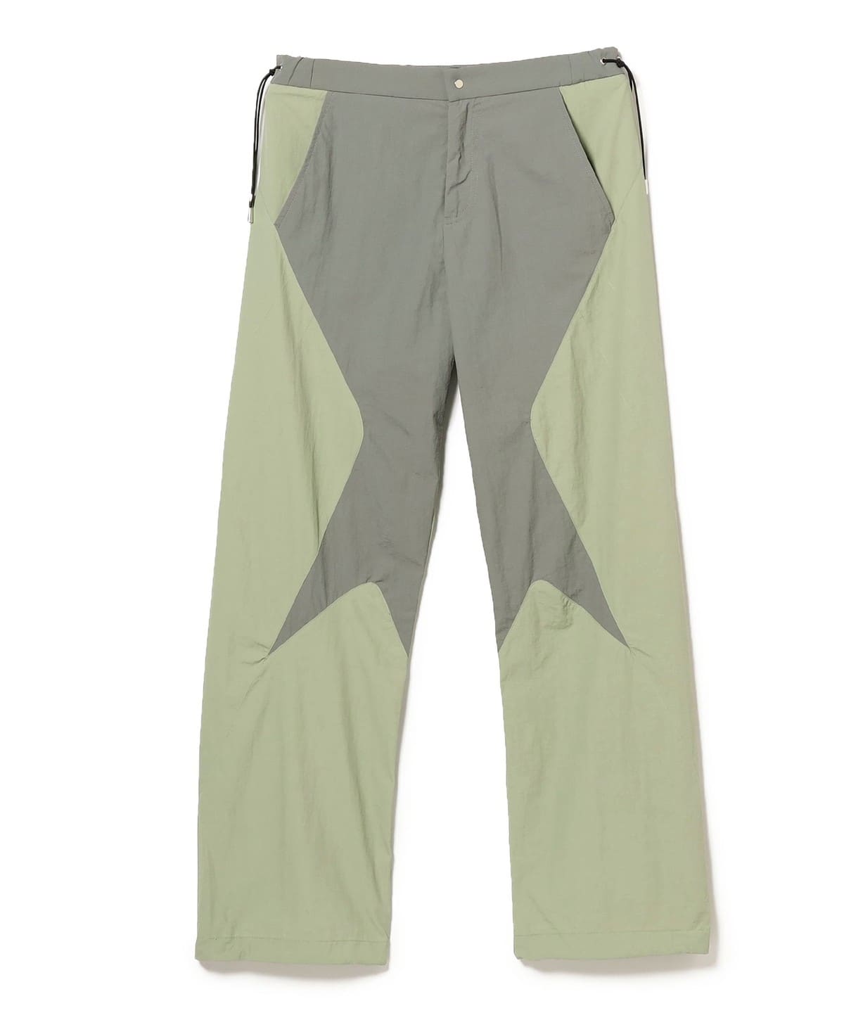 _J. L-A. L_ / ナイロン トラックパンツ パンツ MEN GREY/GREEN S _J. L-A. L_ / ナイロン トラックパンツ パンツ MEN GREY/GREEN S