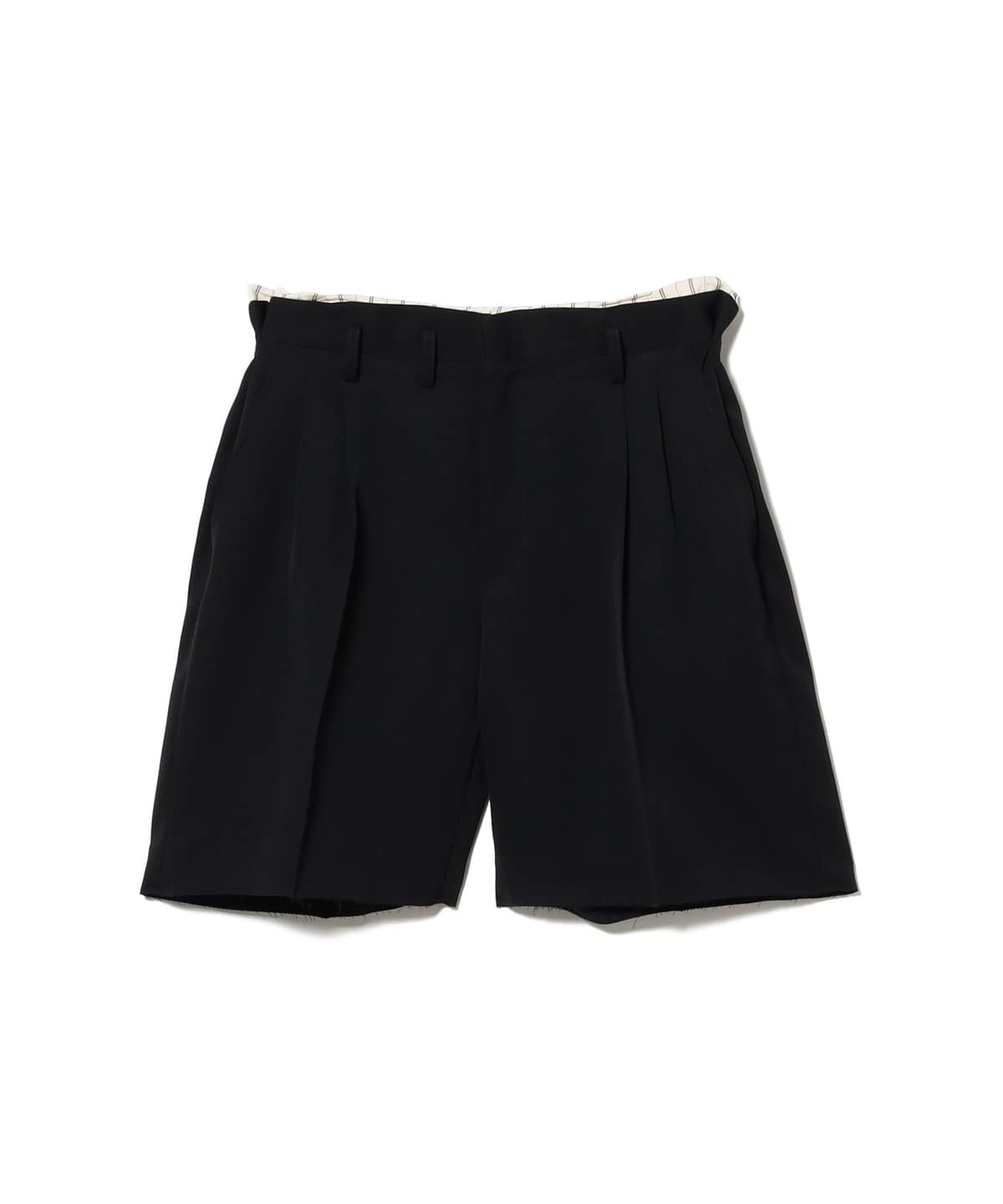 【別注】PT01×BEAMS F バミューダ ショートパンツ ブラック 46 International Gallery BEAMS（インターナショナルギャラリー ビームス
