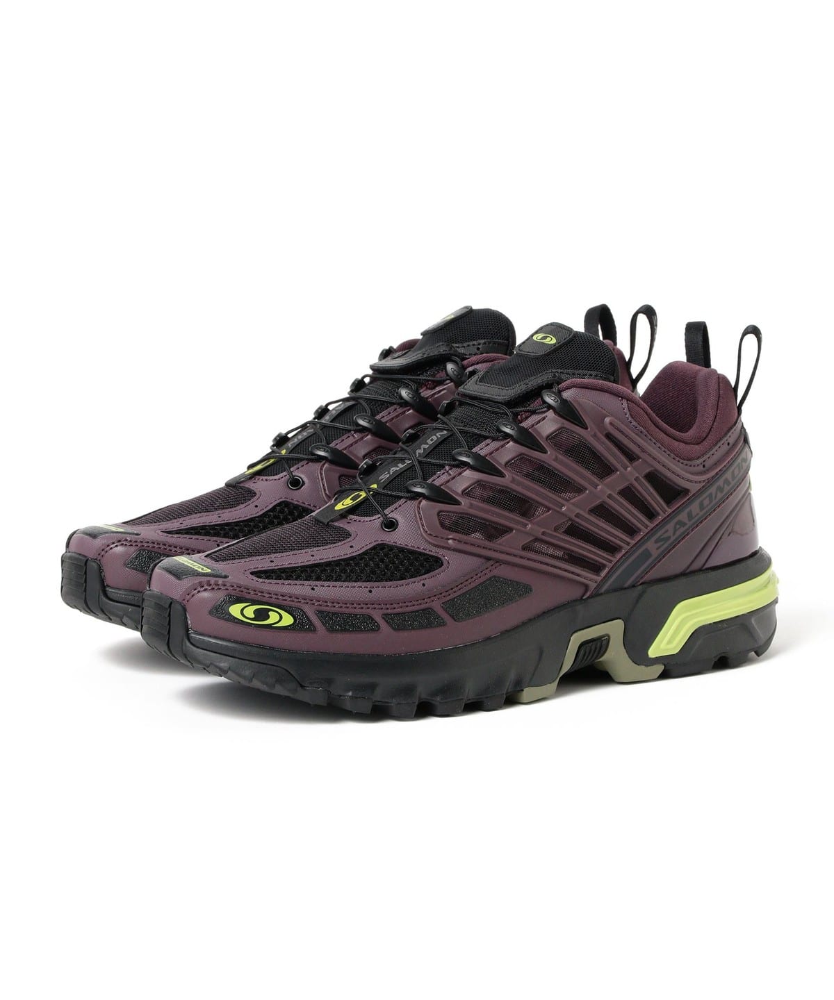 SALOMON ADVANCED サロモン アドヴァンスド / ACS PRO シューズ MEN Plum. P/BLK/DK. CITRON 27.5 SALOMON ADVANCED サロモン アドヴァンスド / ACS PRO シューズ MEN Plum. P/BLK/DK. CITRON 27.5