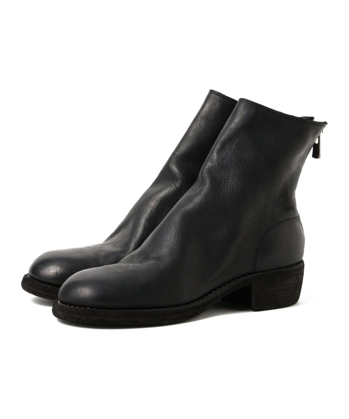 GUIDI グイディ / 796Z ホースレザー バックジップ ブーツ シューズ MEN BLACK HORSE F/GRAIN 43 GUIDI グイディ / 796Z ホースレザー バックジップ ブーツ シューズ MEN BLACK HORSE F/GRAIN 43