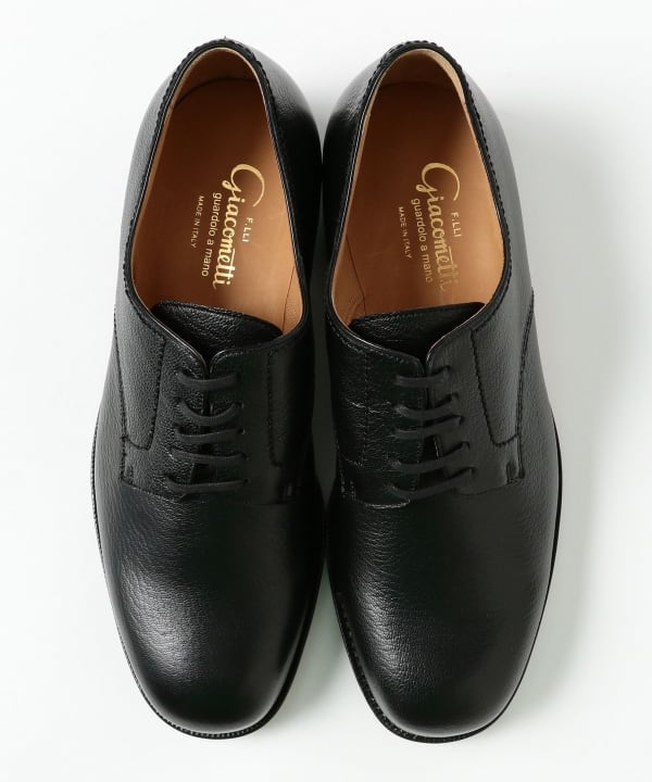 F.LLI Giacometti / キッドスキン 5アイレット ダービー シューズ FG551