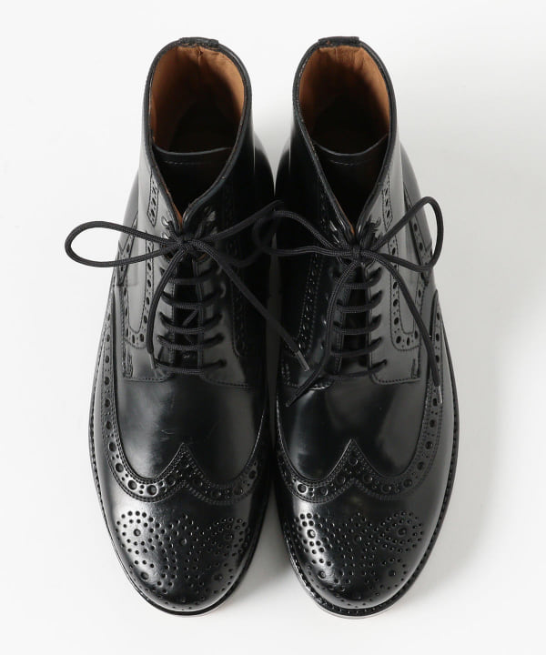 International Gallery Beams インターナショナルギャラリー ビームス Heinrich Dinkelacker 別注 Rio コードバン フルブローグ ブーツ シューズ ブーツ ブーティ 通販 Beams