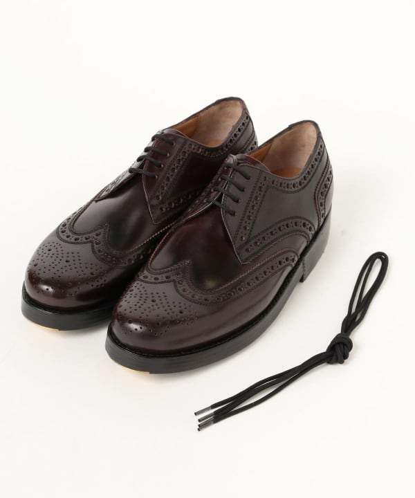 International Gallery Beams インターナショナルギャラリー ビームス Heinrich Dinkelacker Rio コードバン フルブローグシューズ シューズ ドレスシューズ 通販 Beams