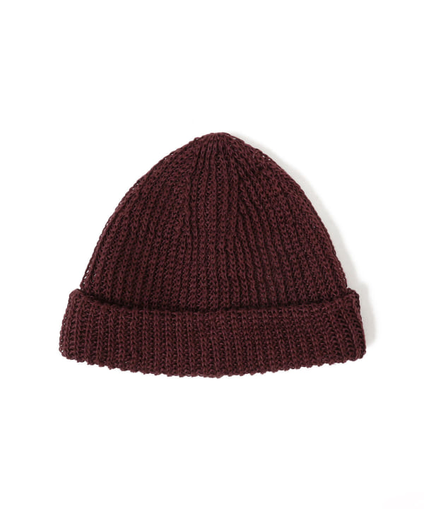 International Gallery Beams インターナショナルギャラリー ビームス Quattrocchi リネン ニットワッチキャップ 帽子 ニットキャップ 通販 Beams