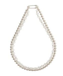 TAKAHIROMIYASHITATheSoloist. / ガラスビーズ ボールチェーンネックレス