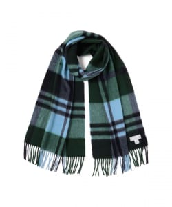 Joshua Ellis / カシミヤ プライマリー ブラックウォッチ ストール （ブルー）