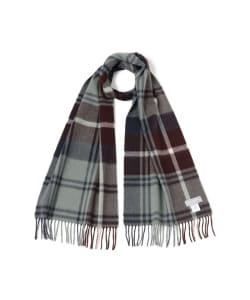 Joshua Ellis / カシミヤ ゴードンチェック マフラー② 30x180