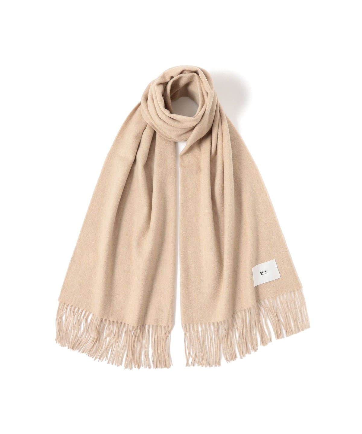 ES:S エス / カシミヤ ストール 200×70 ファッション雑貨 MEN BEIGE 200x70cm ES:S エス / カシミヤ ストール 200×70 ファッション雑貨 MEN BEIGE 200x70cm