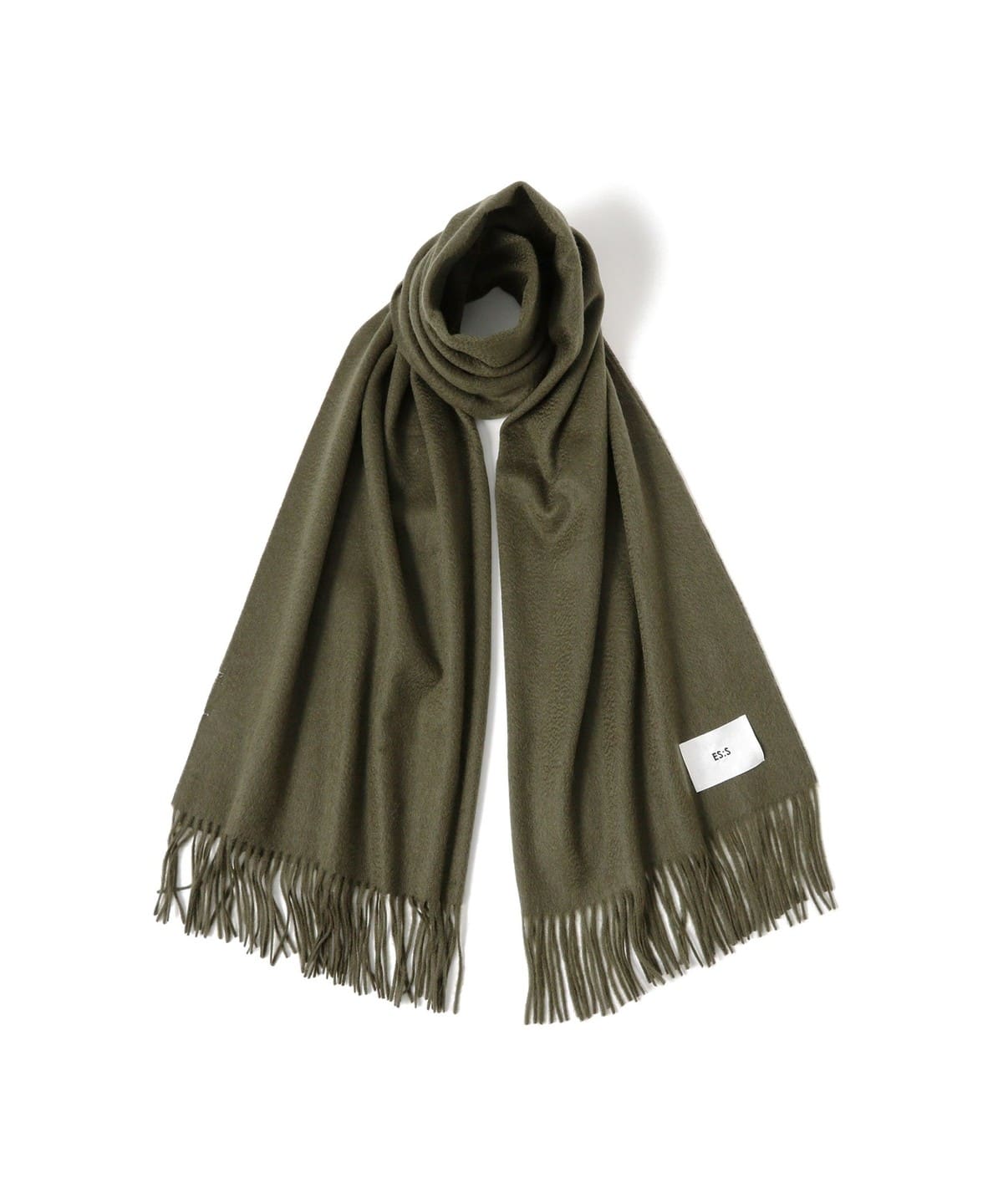 ES:S エス / カシミヤ ストール 200×70 ファッション雑貨 MEN OLIVE 200x70cm ES:S エス / カシミヤ ストール 200×70 ファッション雑貨 MEN OLIVE 200x70cm