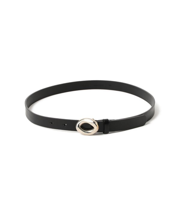 International Gallery BEAMS レザーベルト シルバー International Gallery BEAMS（インターナショナルギャラリー