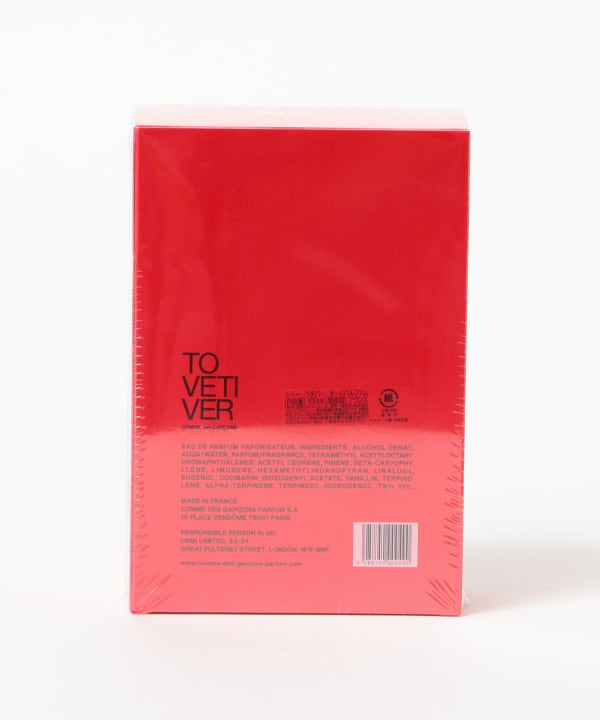 COMME des GARCONS PARFUMS / TO VETIVER オードパルファム 100ML