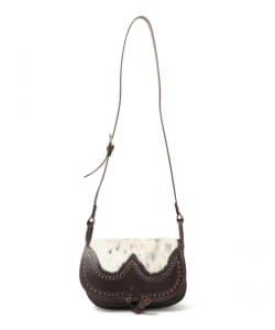 【ショップ限定商品】Artesania Gomez / ブルファー レザーショルダーバッグ