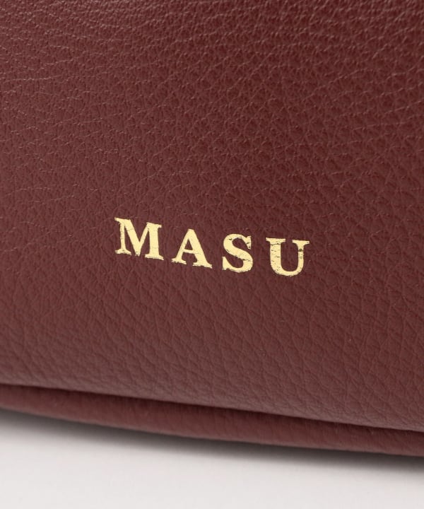MASU / レザー トリュフ ウィークエンド バッグ	 イタリア産のカウレザー