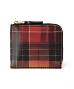 Wallet COMME des GARCONS / LENTICULAR TARTAN A Lジップ ウォレット