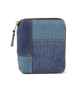 Wallet COMME des GARCONS / DENIM プリント ジップ ウォレット