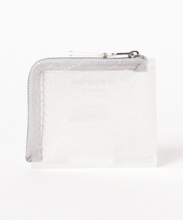 Wallet COMME des GARCONS / SNAKE TRANSPARENT Lジップ ウォレット