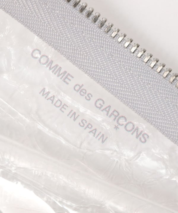 Wallet COMME des GARCONS / SNAKE TRANSPARENT ラージ ジップポーチ