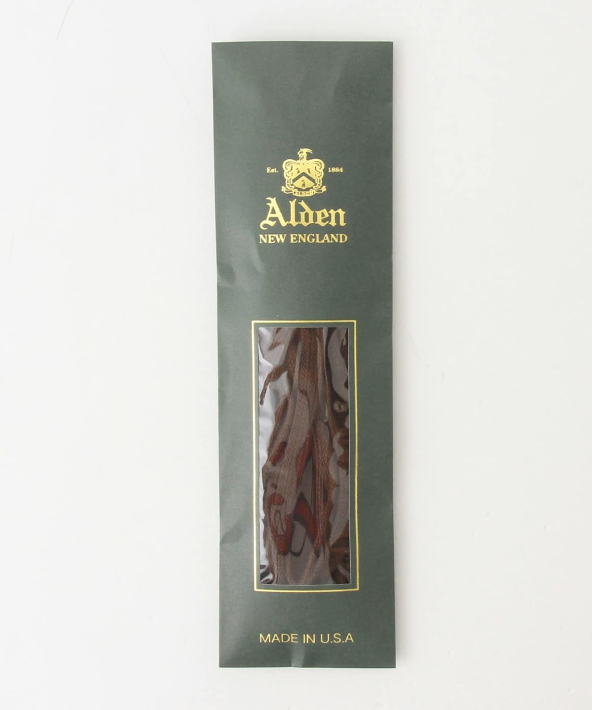 ALDEN オールデン / 9ホール コットンシューレース シューズ MEN BROWN ONE SIZE ALDEN オールデン / 9ホール コットンシューレース シューズ MEN BROWN ONE SIZE