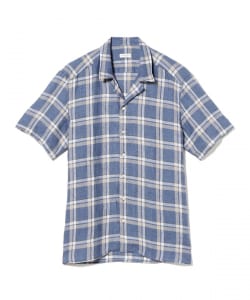 【別注】GHIRARDELLI / チェック オープンカラーシャツ