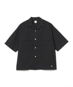 ORCIVAL / コットンリネン オープンカラー ショートスリーブシャツ