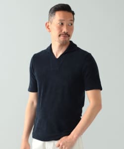 【別注】GRAN SASSO / パイル スキッパー ポロシャツ