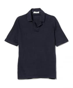 【5/15再値下げ】【別注】FILIPPO DE LAURENTIIS / リネン ジャージー スキッパー ポロシャツ