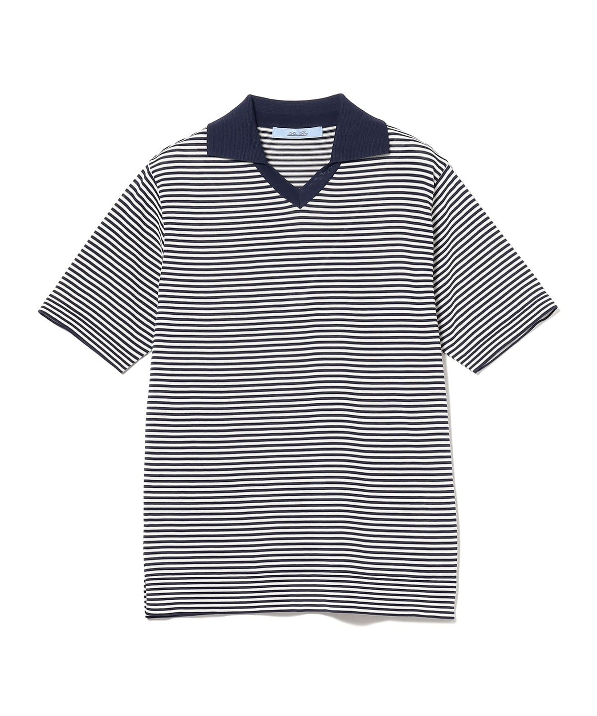 極美品 Blu Bre x Brilla 別注 スキッパーポロシャツ L 半袖 Brilla per il gusto（ブリッラ ペル イル グスト）【別注】Blu