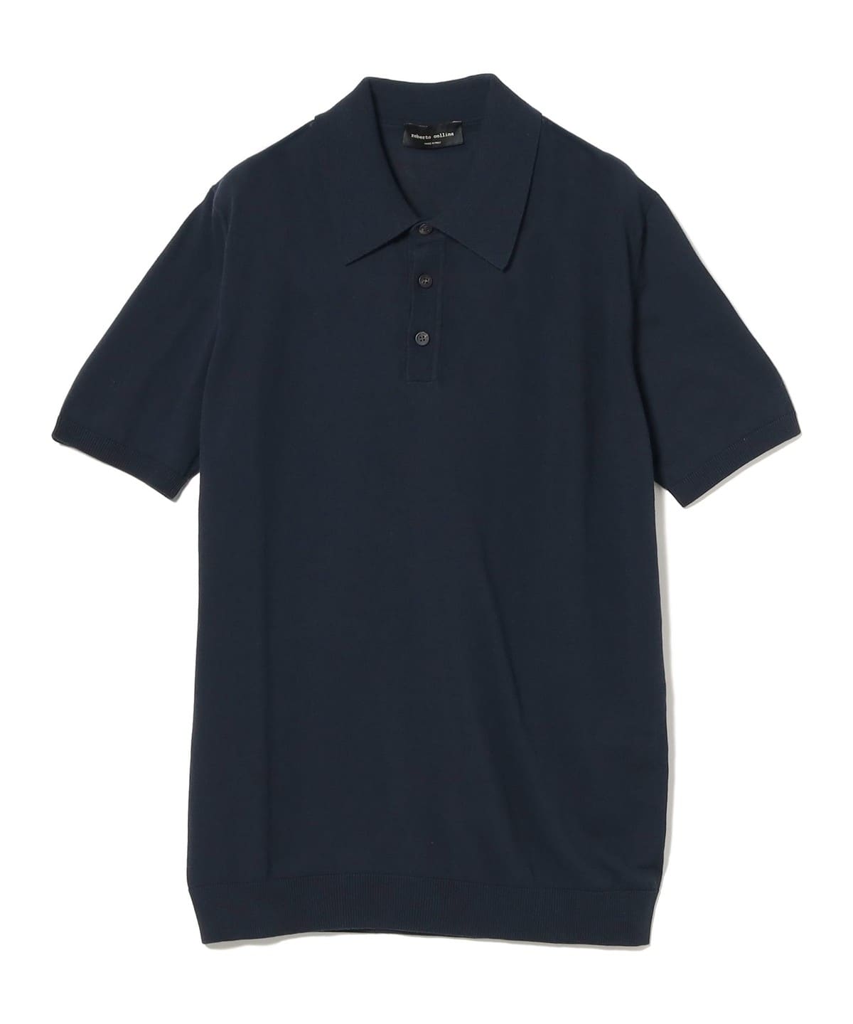ROBERTO COLLINA ロベルトコリーナ / コットン ニットポロシャツ シャツ・ブラウス MEN NAVY/1010 46 ROBERTO COLLINA ロベルトコリーナ / コットン ニットポロシャツ シャツ・ブラウス MEN NAVY/1010 46
