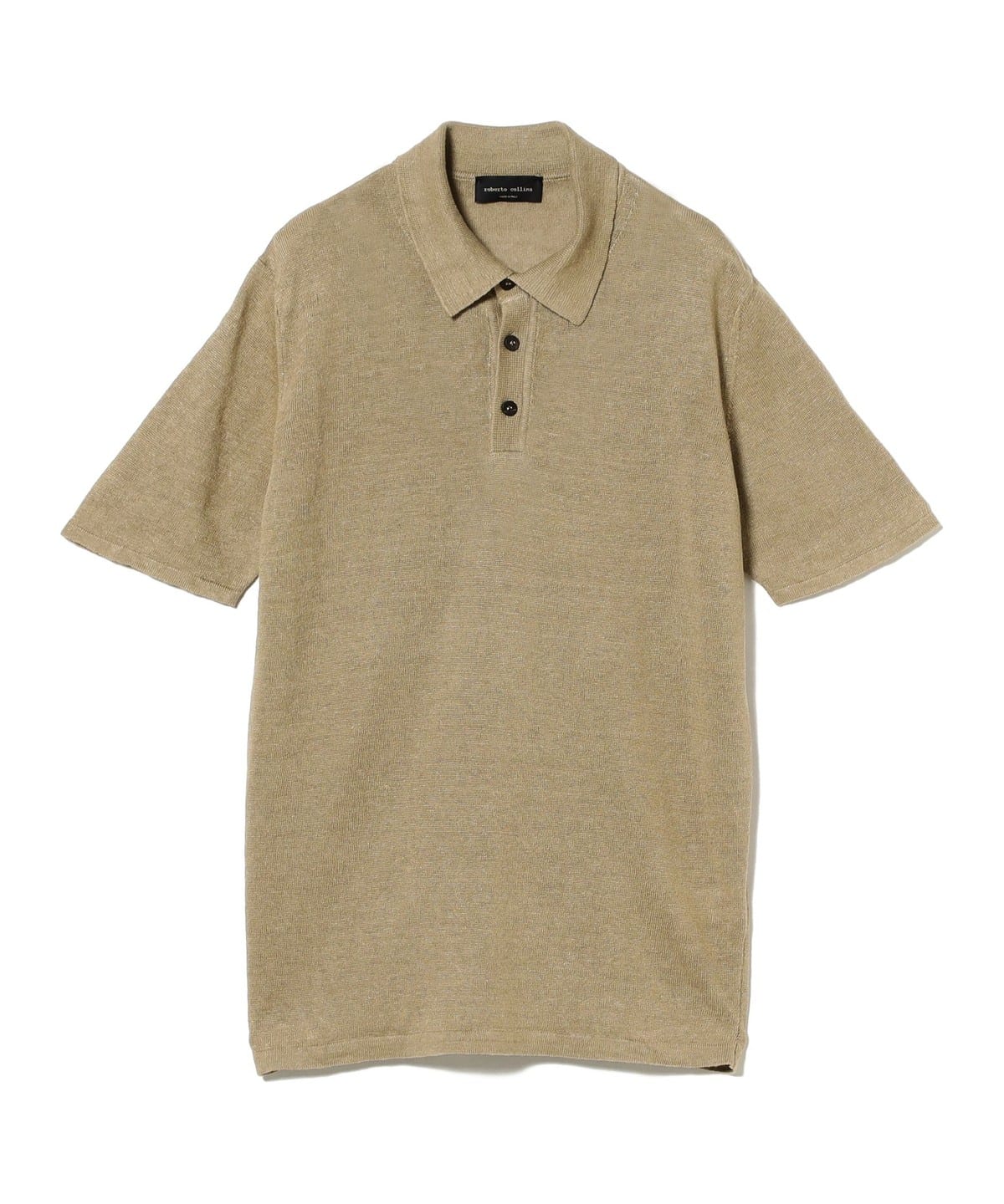 ROBERTO COLLINA ロベルトコリーナ / リネン ニットポロシャツ シャツ・ブラウス MEN SABBIA/2005 50 ROBERTO COLLINA ロベルトコリーナ / リネン ニットポロシャツ シャツ・ブラウス MEN SABBIA/2005 50
