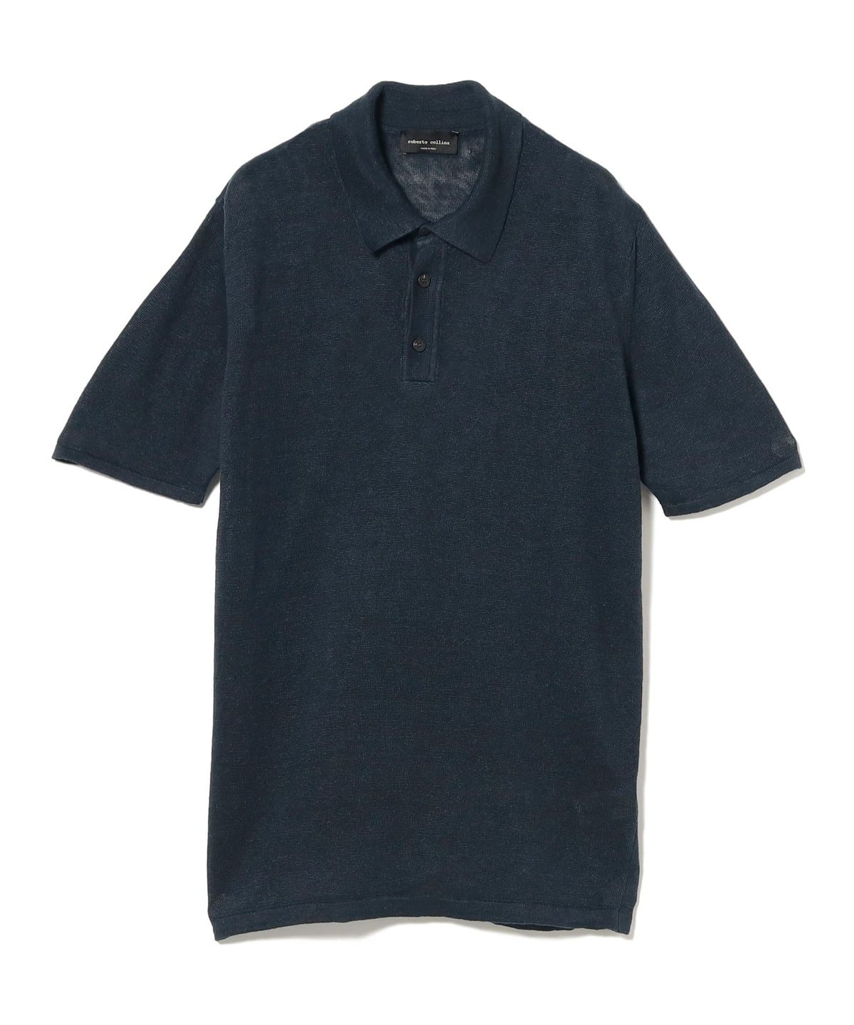 ROBERTO COLLINA ロベルトコリーナ / リネン ニットポロシャツ シャツ・ブラウス MEN NAVY/1010 46 ROBERTO COLLINA ロベルトコリーナ / リネン ニットポロシャツ シャツ・ブラウス MEN NAVY/1010 46