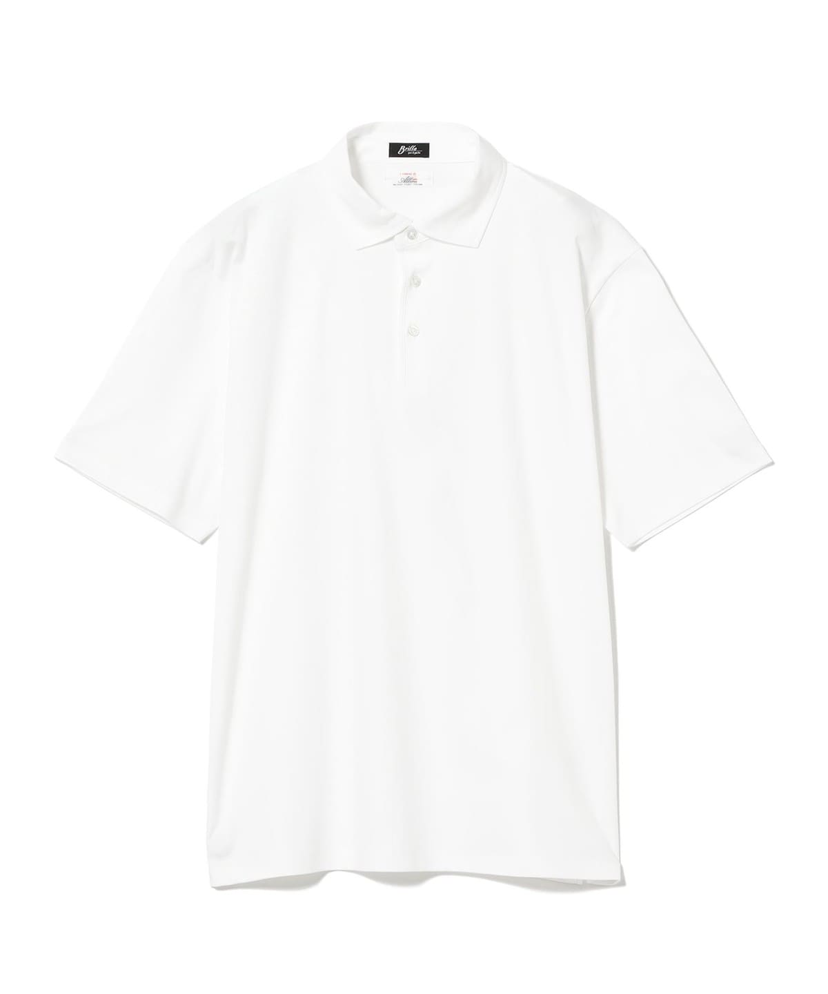 ALBINI コットン ソリッド ポロシャツ シャツ・ブラウス MEN WHITE L ALBINI コットン ソリッド ポロシャツ シャツ・ブラウス MEN WHITE L