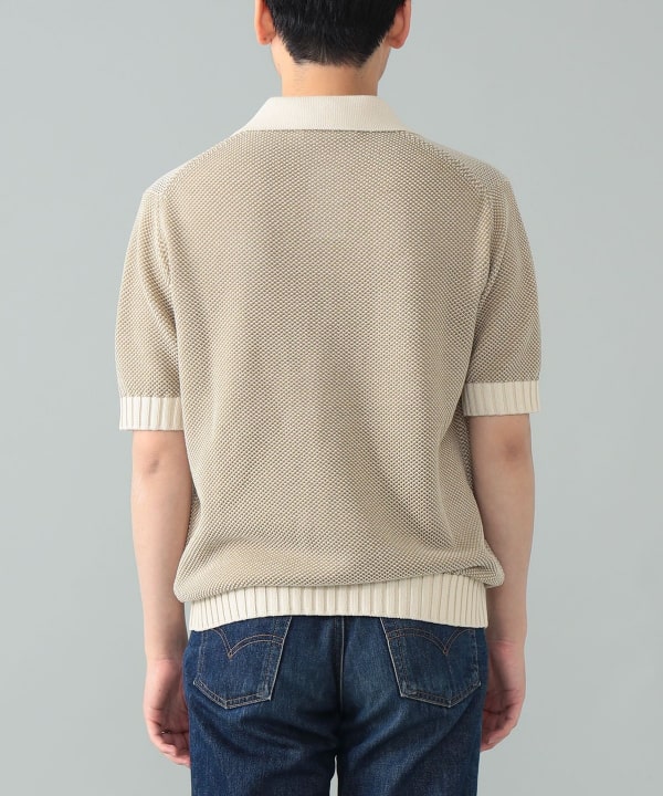 FILIPPO DE LAURENTIIS / カノコ スキッパー ポロシャツ Model：H178cm　Size：50