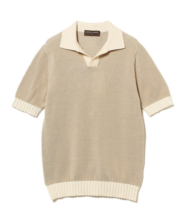 FILIPPO DE LAURENTIIS / カノコ スキッパー ポロシャツ