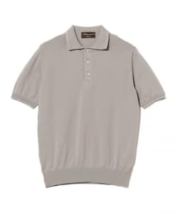Doriani / コットン ニット ライン ポロシャツ
