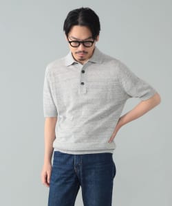 FILIPPO DE LAURENTIIS / リネンコットン ポロシャツ