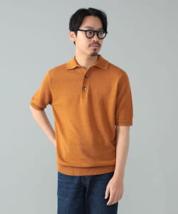 FILIPPO DE LAURENTIIS / リネンコットン ポロシャツ