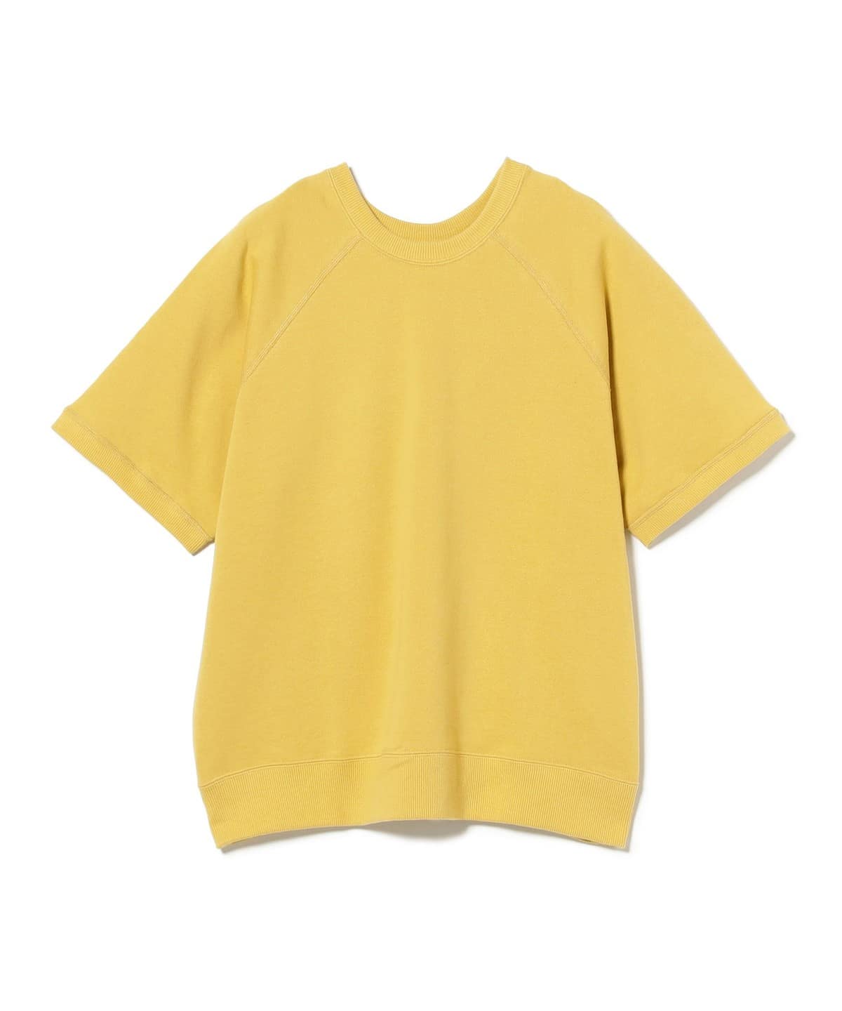 YASU TRADING / 別注 コットン 40s クルーネック スウェット トップス MEN YELLOW/805 S YASU TRADING / 別注 コットン 40s クルーネック スウェット トップス MEN YELLOW/805 S
