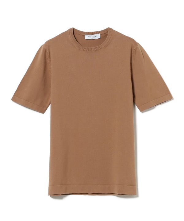 グランサッソ／ニットTシャツ／ブラウン／48 Brilla per il gusto（ブリッラ ペル イル グスト）GRAN SASSO