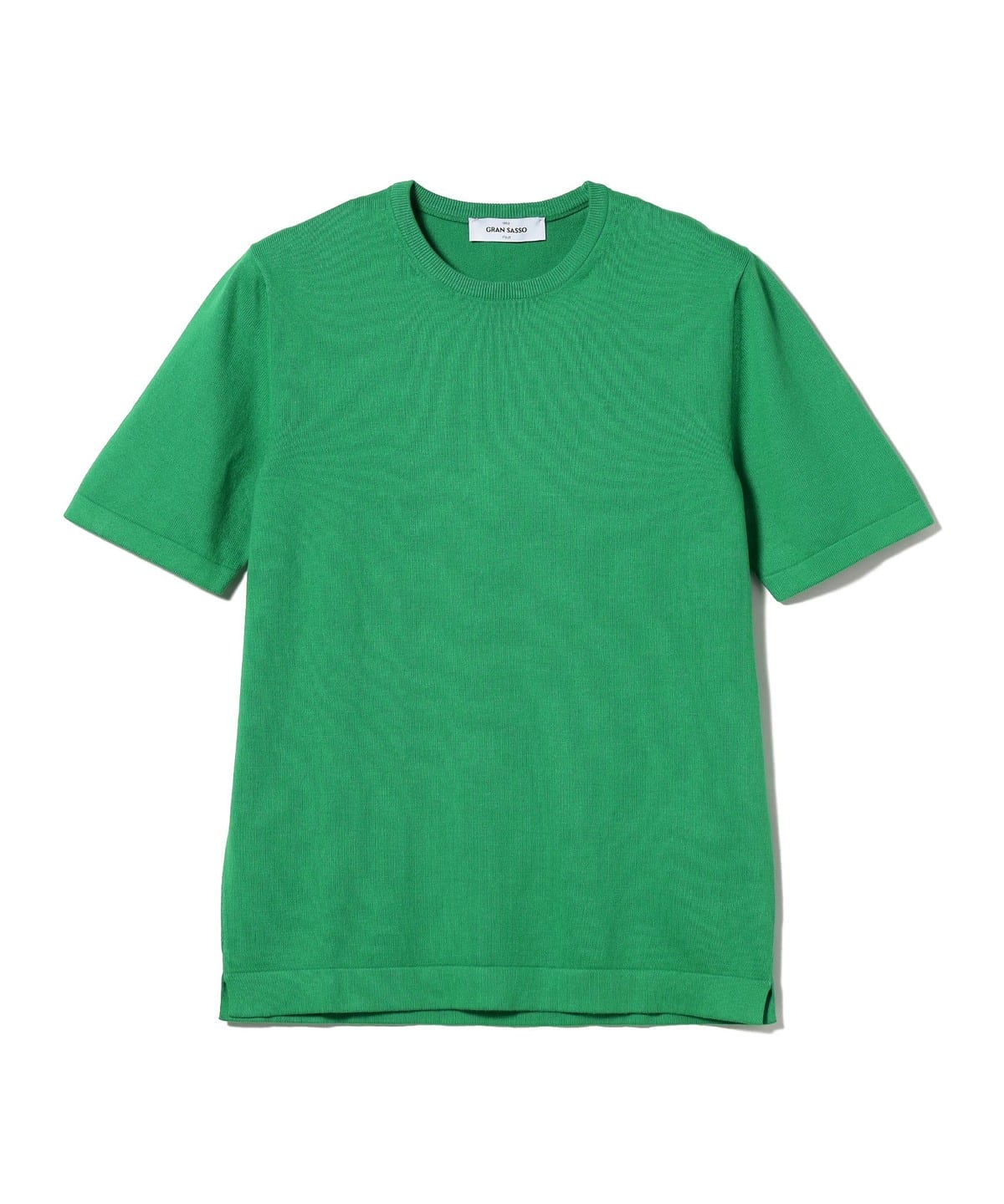 GRAN SASSO グランサッソ / 12ゲージ クルーネック ニット Tシャツ Tシャツ・カットソー MEN GREEN/455 52 GRAN SASSO グランサッソ / 12ゲージ クルーネック ニット Tシャツ Tシャツ・カットソー MEN GREEN/455 52