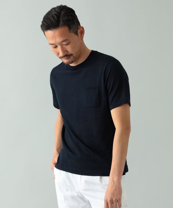 JOURNEYMAN ストラスブルゴ コットンリネン ニットTシャツ JOURNEYMAN ストラスブルゴ コットンリネン ニットTシャツ